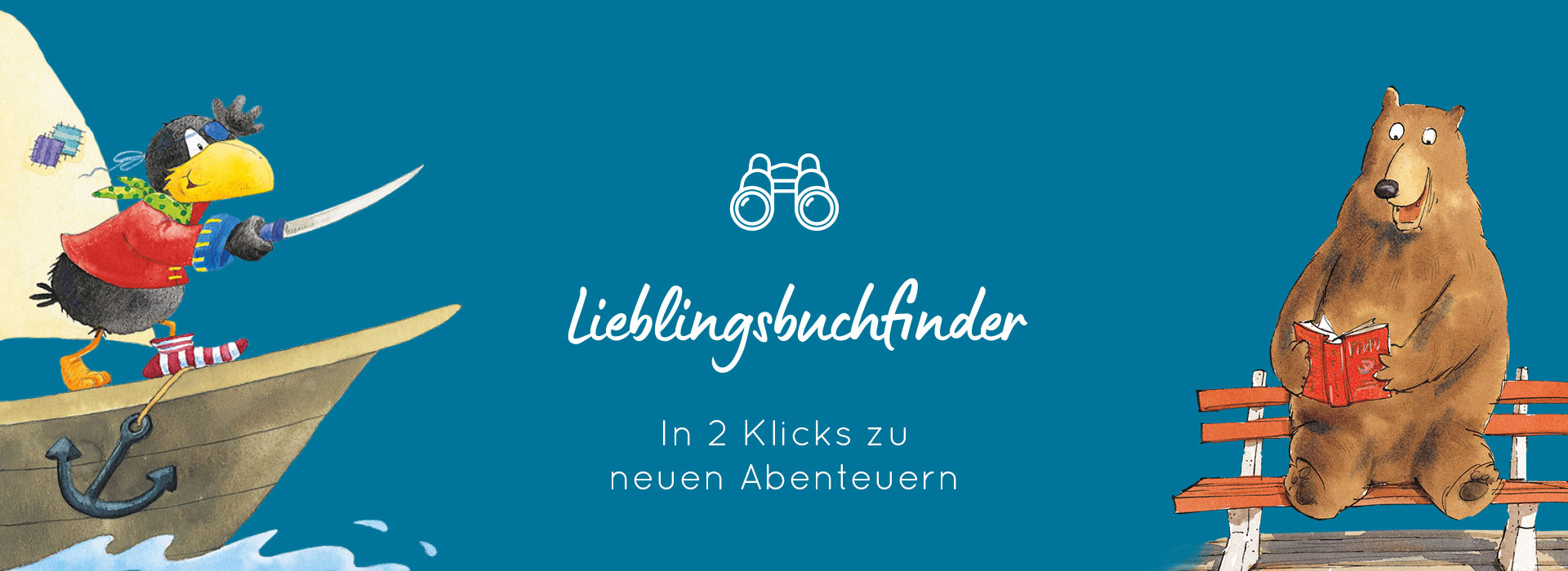 In 2 Klicks zu neuen Abenteuern – Hier geht’s zum Lieblingsbuchfinder