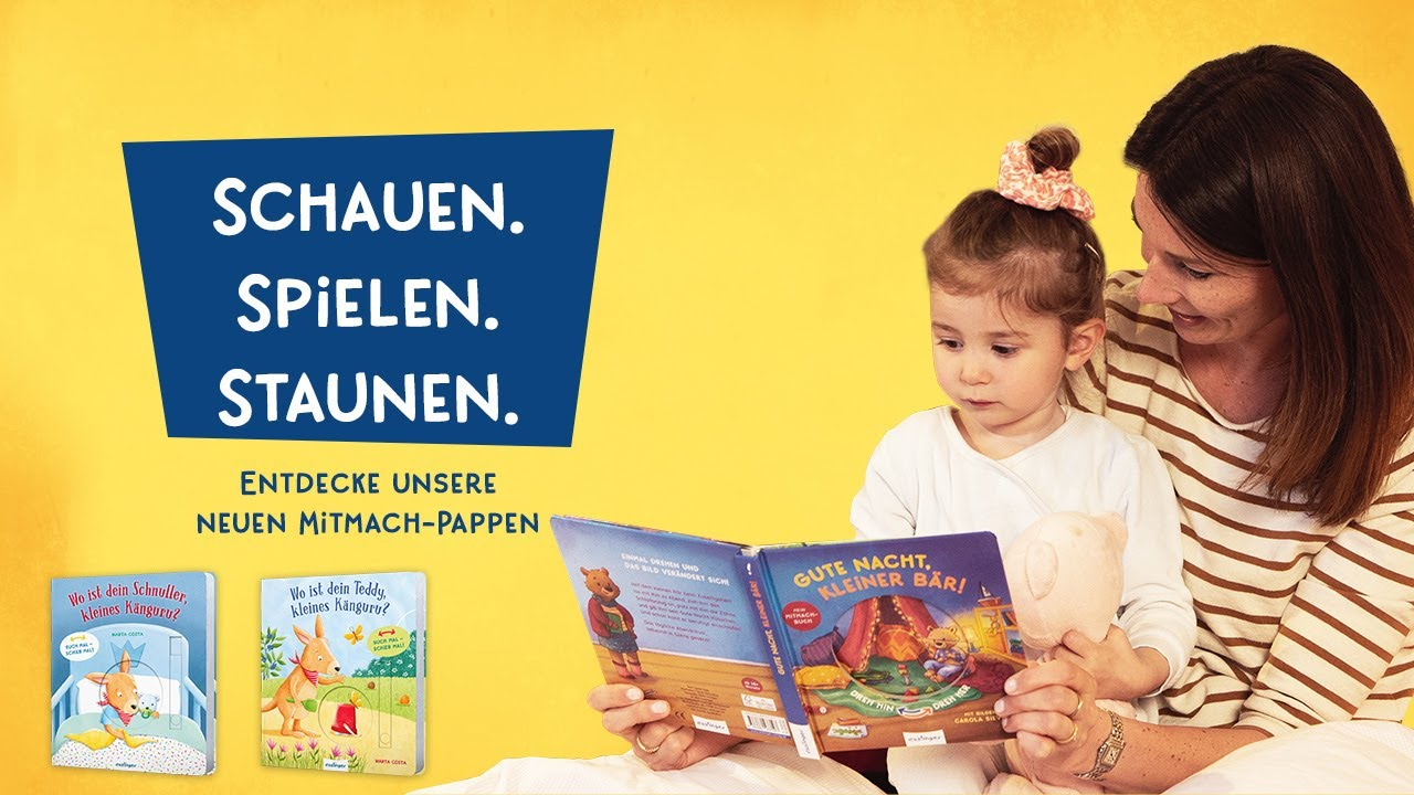 Interaktive Mitmach-Pappen bei Esslinger | Buchtrailer